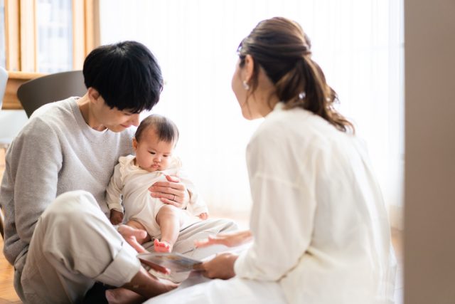 育休中の社員の様子1